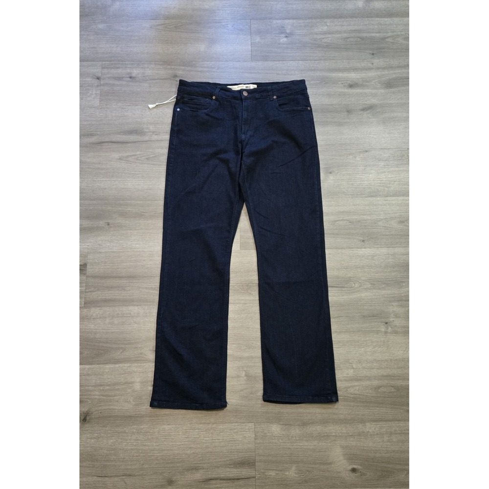 Barbell Apparel Men Jeans 36(Fits 38) Dark Wash Athletic Fit Stretch Denim NWOT
